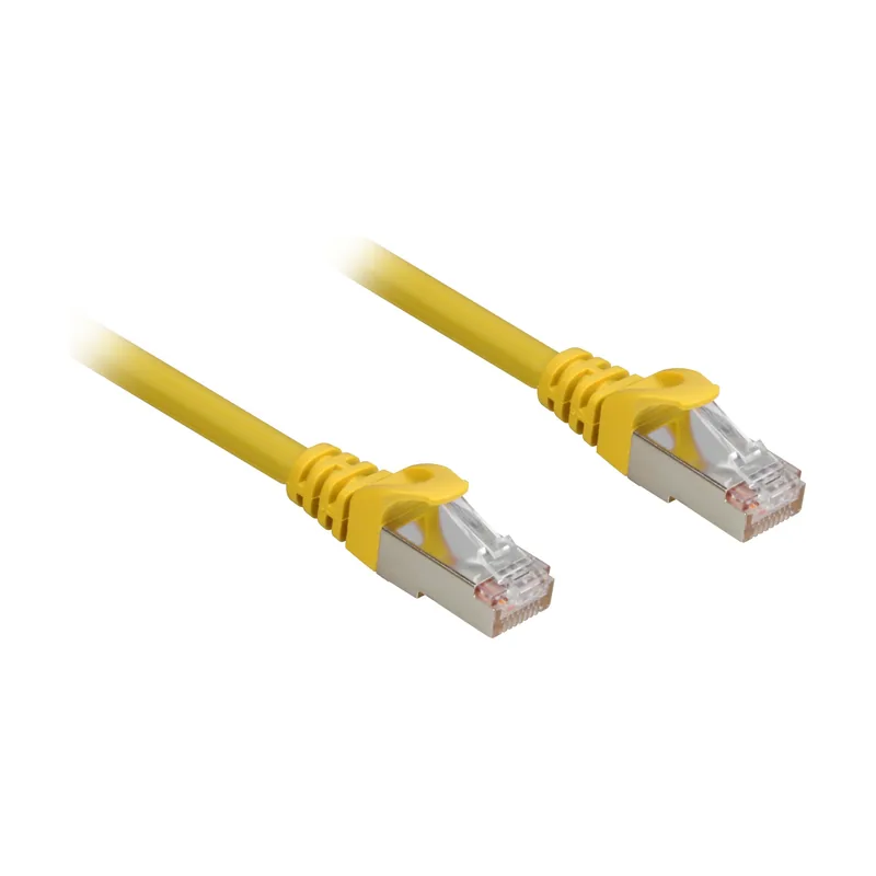 Cat.6a SFTP cable de red Amarillo 0,25 m Cat6a S/FTP S-STP