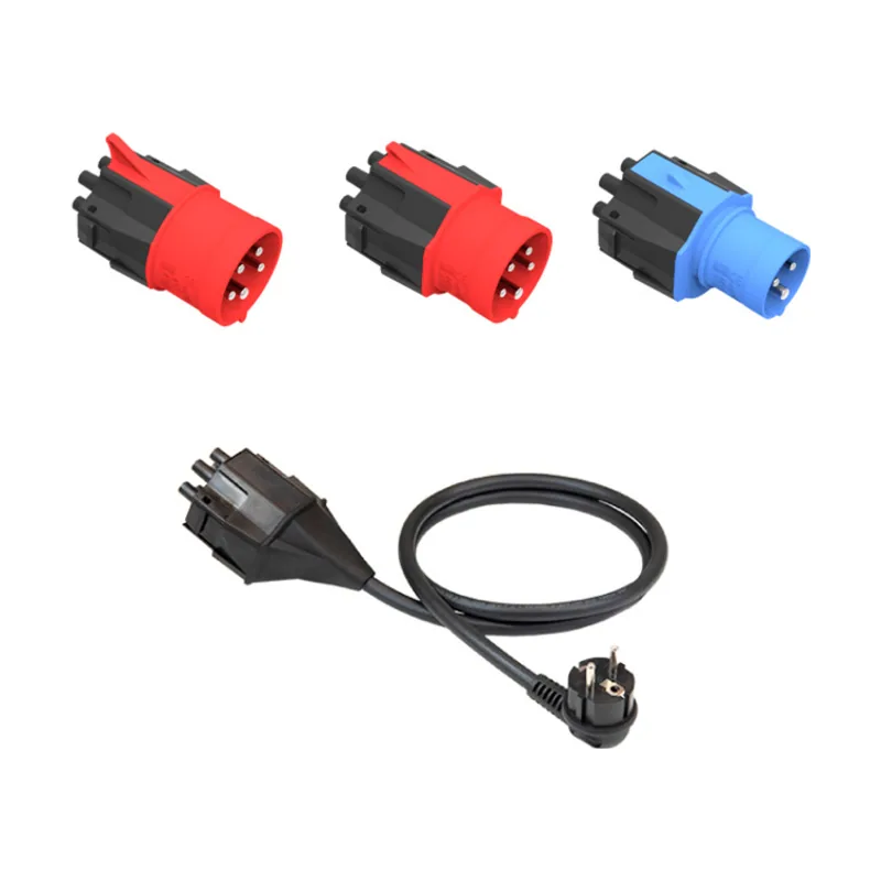 Set de adaptadores de enchufe 32A estándar UE 16A