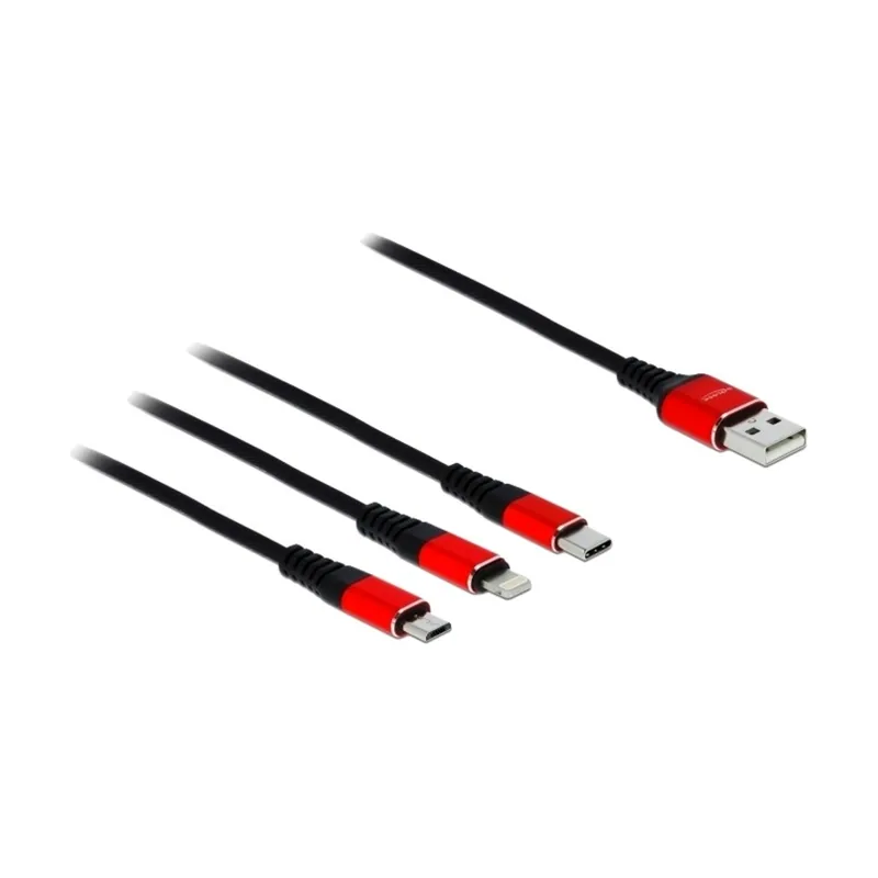 85891 cable USB 0,3 m USB 2.0 USB A USB C/Micro-USB B/Lightning