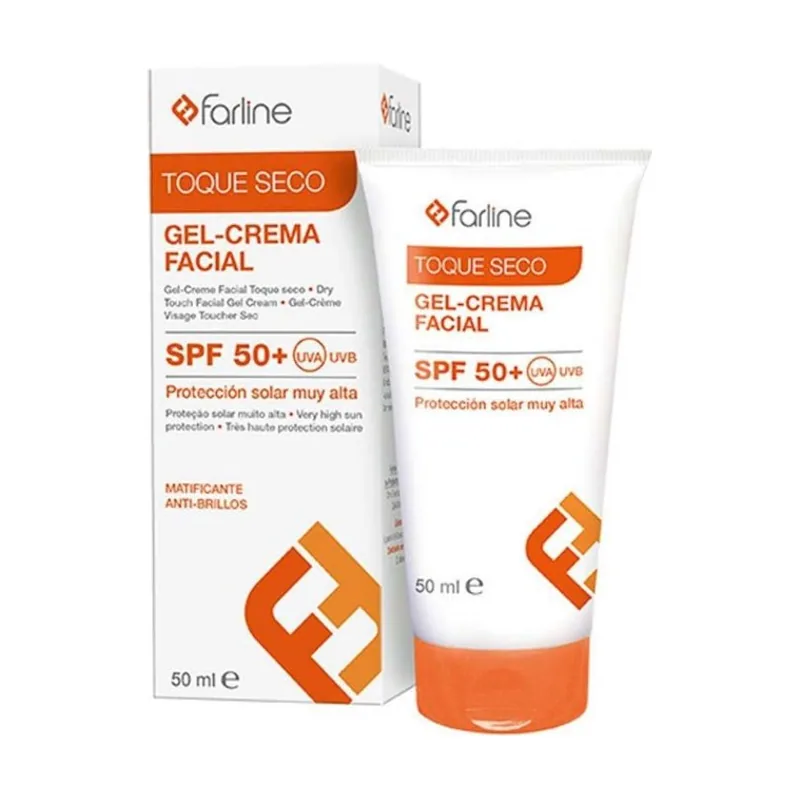 Farline Gel-Crema Facial Toque Seco SPF50+ 50 ml