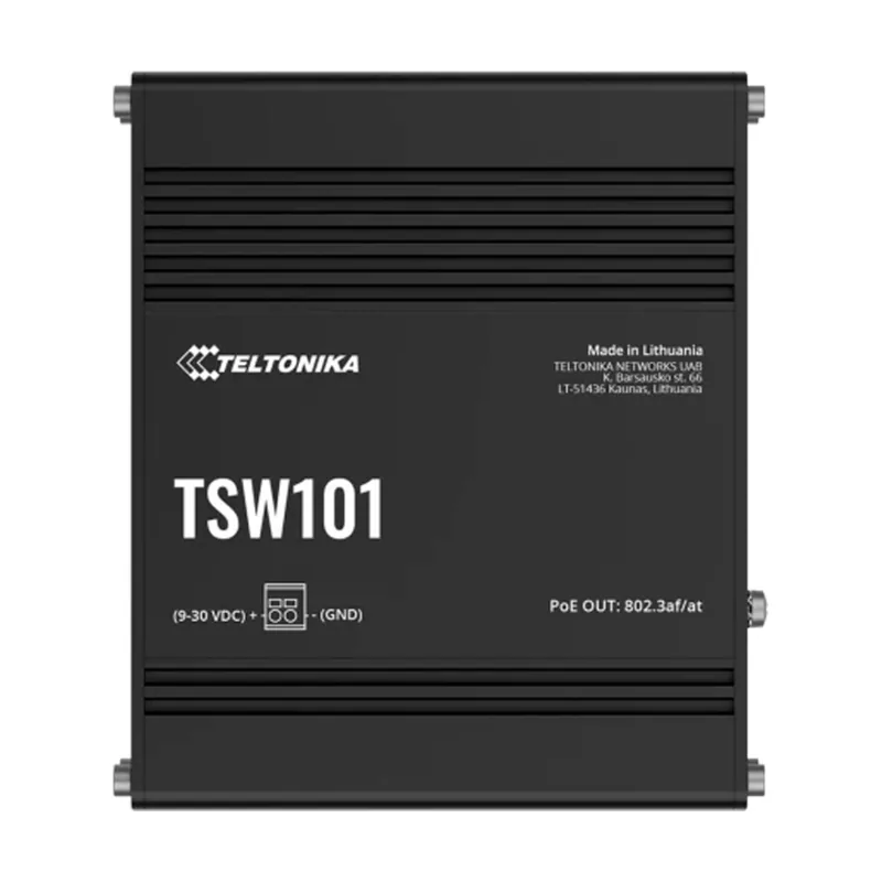 Switch Industrial 4 Puertos Gigabit PoE