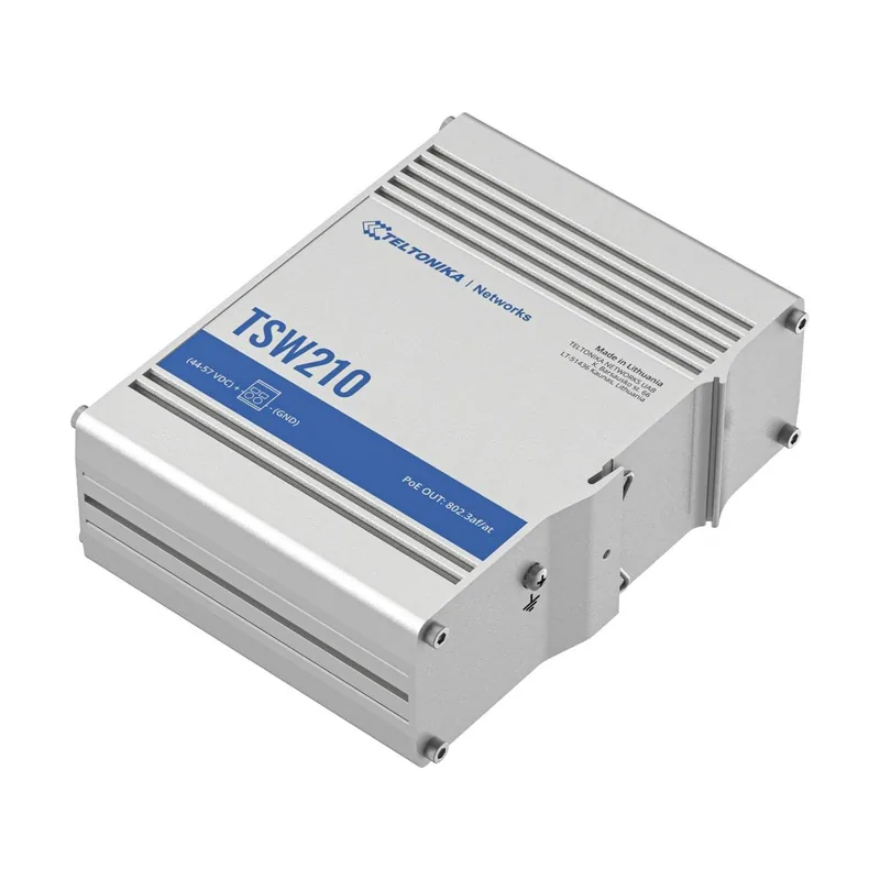 Switch Industrial TSW210 No Gestionado 8x RJ45 2x Gigabit RJ45/SFP