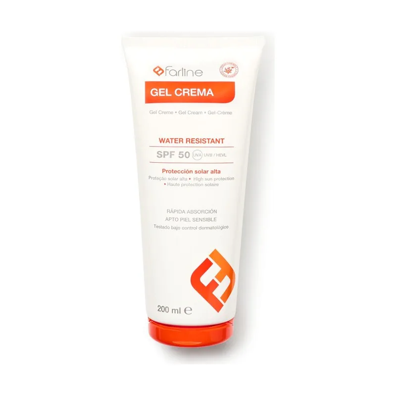 Farline Protector Solar Gel Crema Corporal SPF50 200 ml