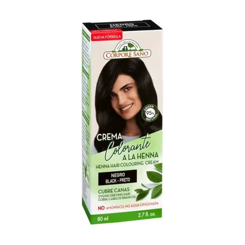 Crema Colorante Cabello Negro 80ml