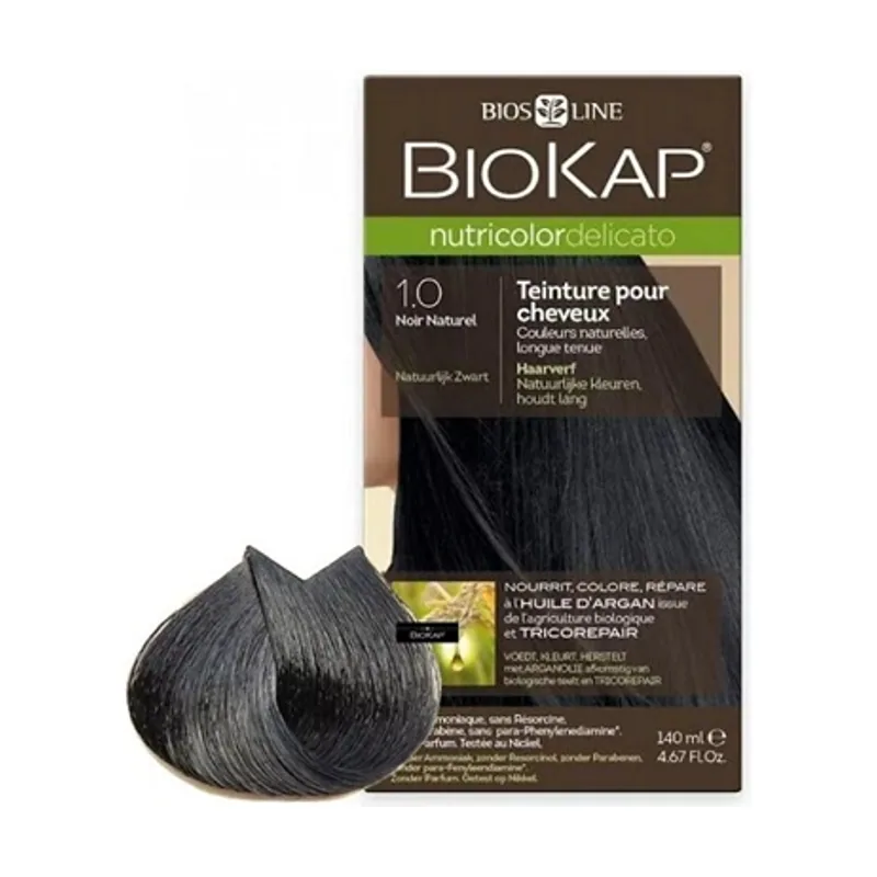 Tinte Natural Black 140ml Negro 1.0 Delicato