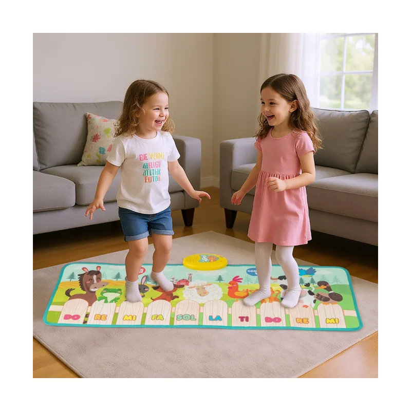 Alfombrilla de Música para Niños con 10 Sonidos de Animales 10 Teclas
