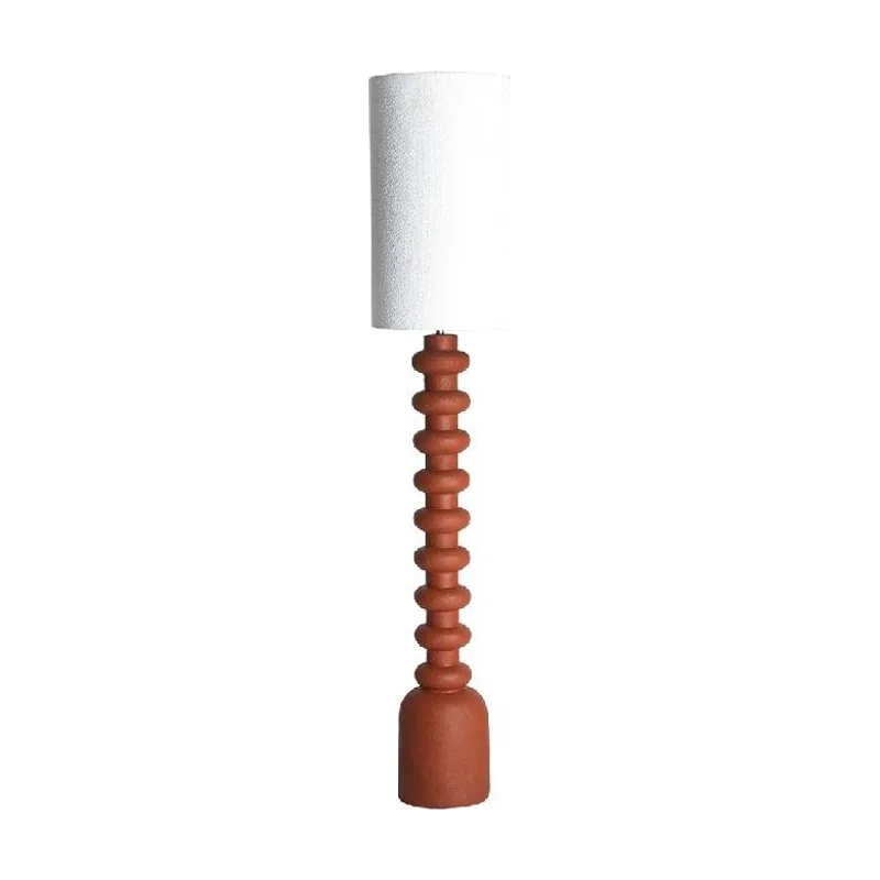 Lámpara de Pie Terracota Alta de Diseño