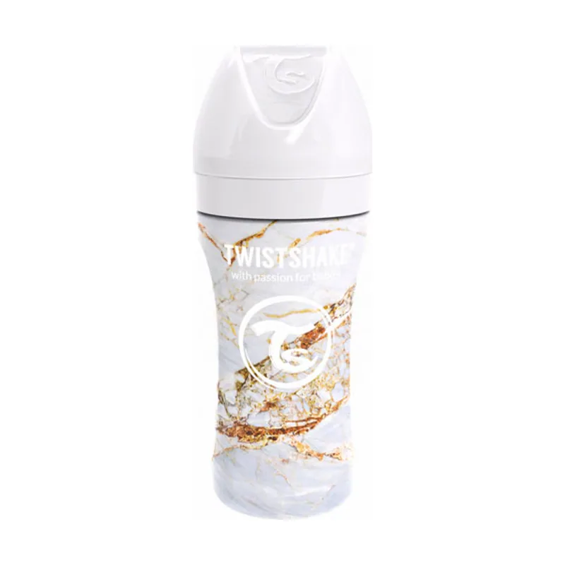 Biberón de Acero 330 ml. Colección Mármol