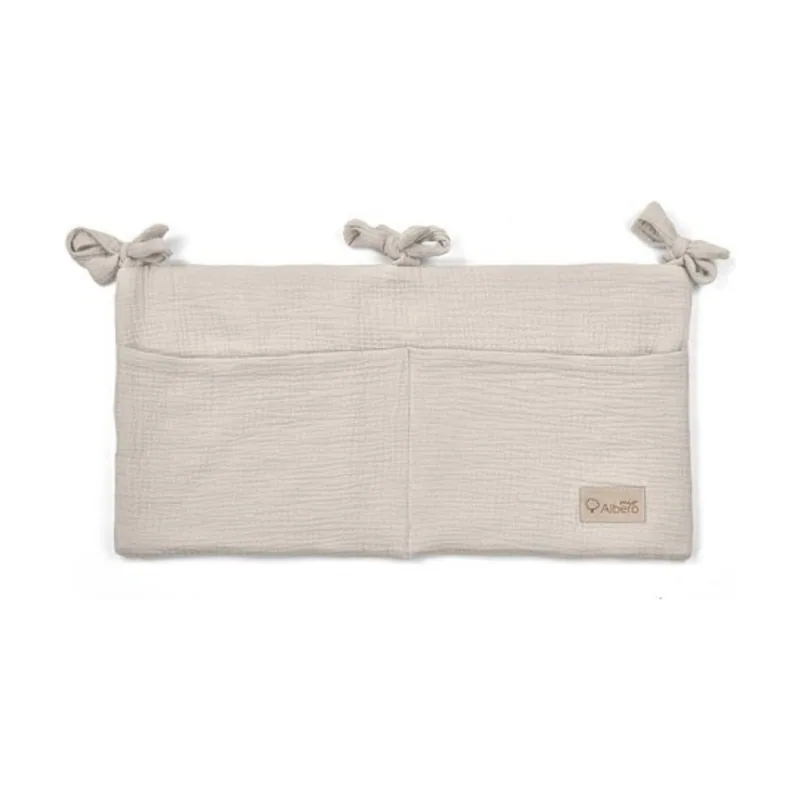 Cotton Color Organizador de cuna con compartimentos Muselina