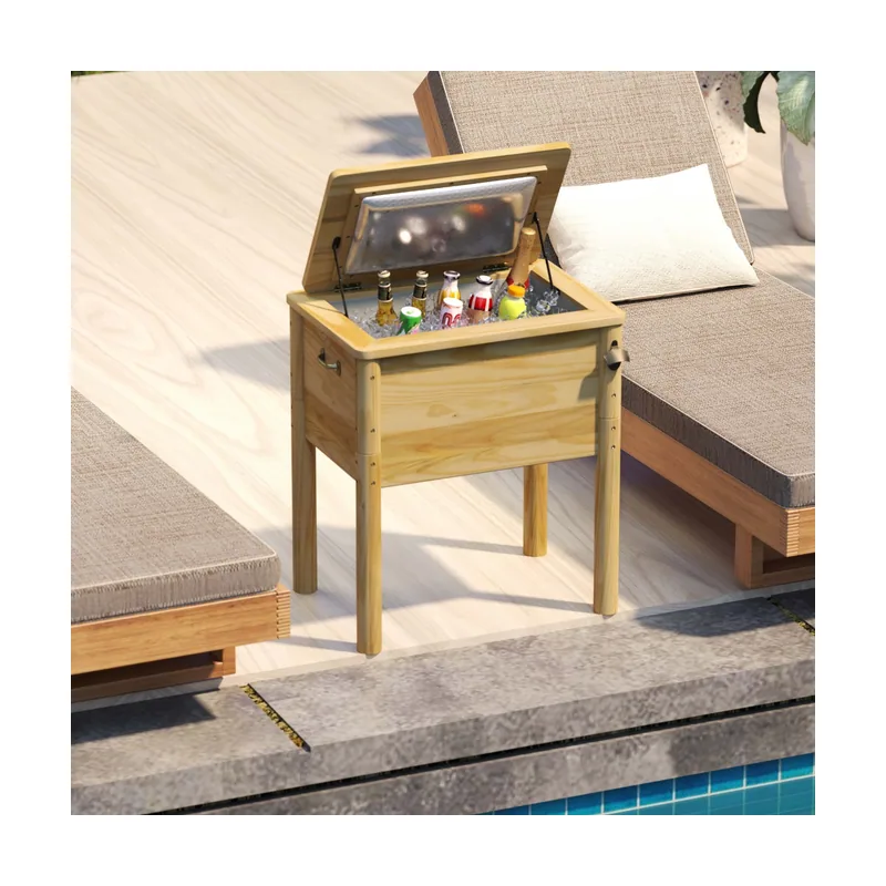 Nevera de Madera 51 L para Bebidas
