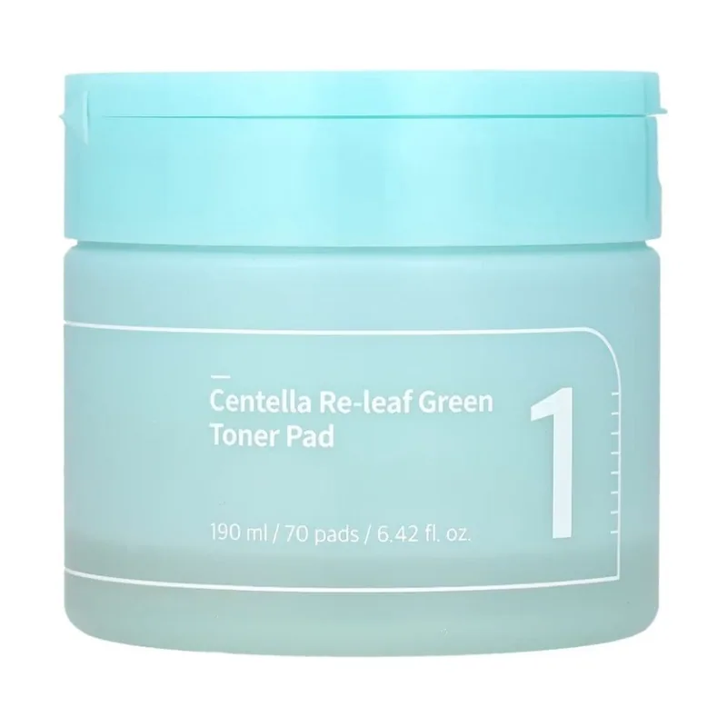 Numbuzin No.1 Centella Re-Leaf Toner Pads Vegano 190 ml