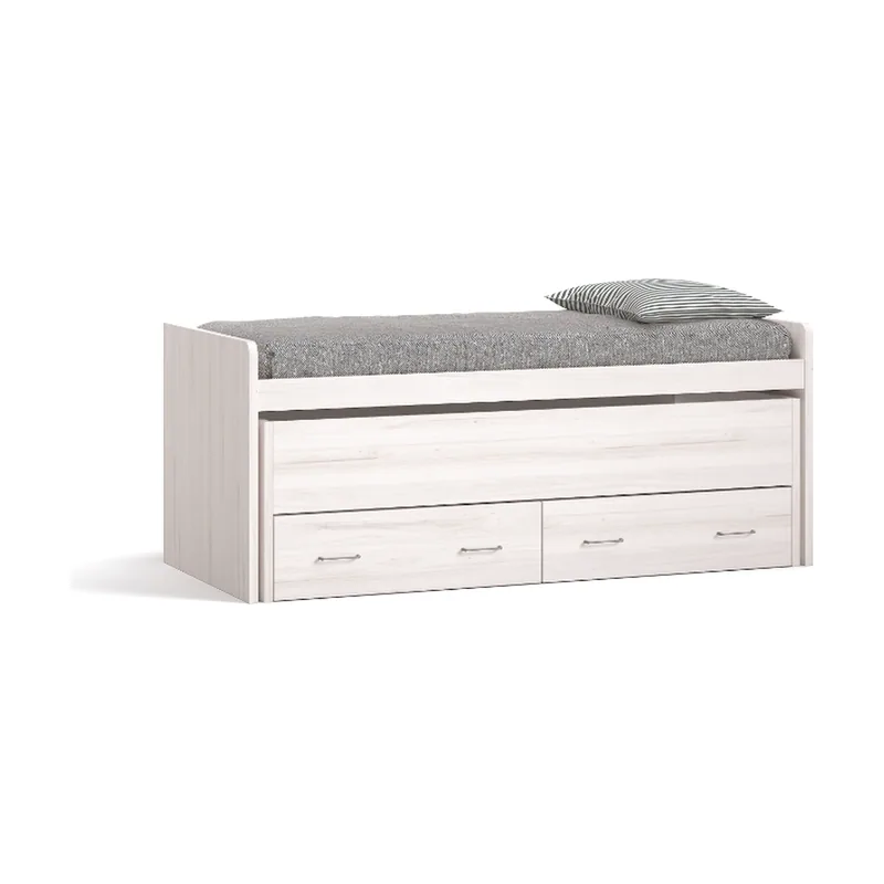 Compacto con cama oculta y 2 cajones