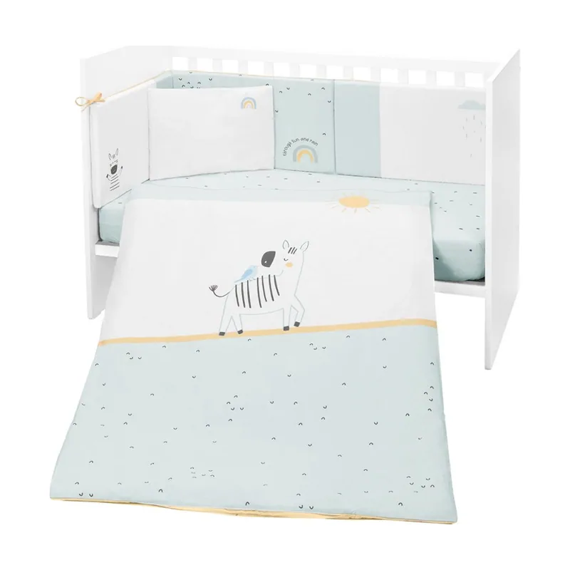Juego de cama 6 piezas 60/120 Stripy Friends
