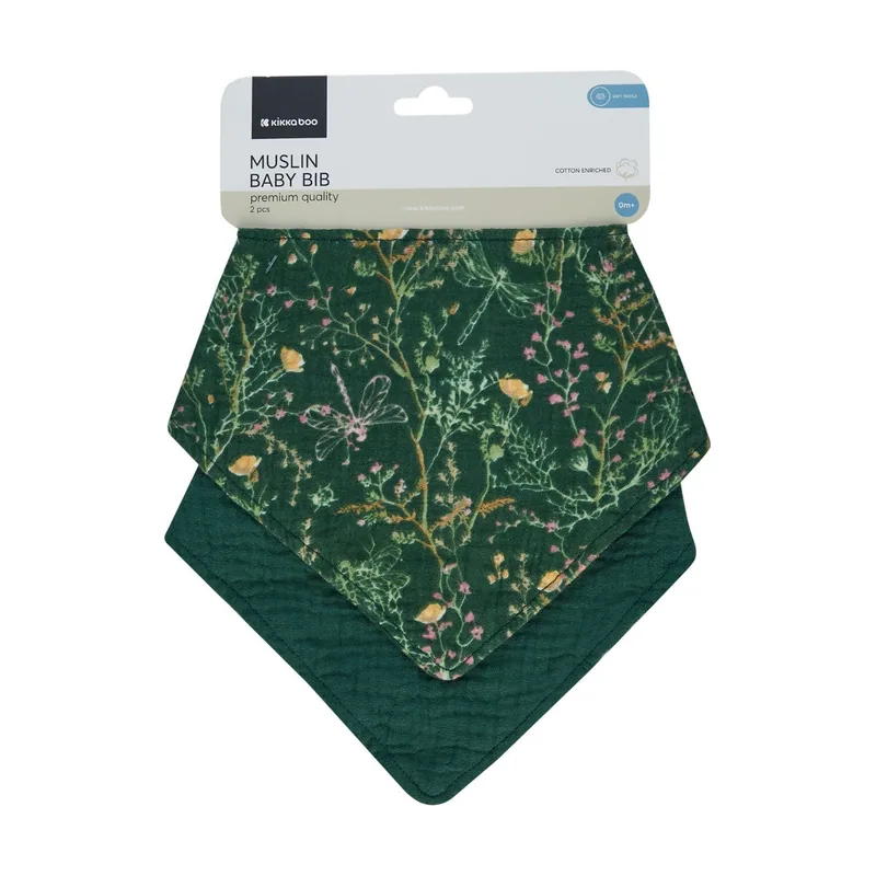 Juego de babero de muselina 2 uds Secret Garden