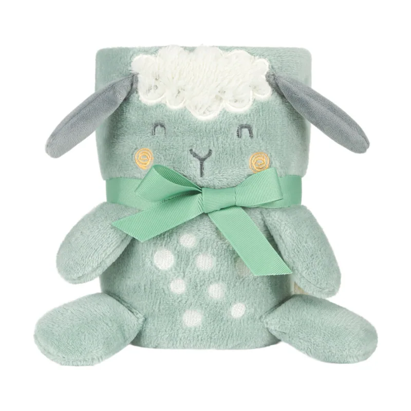 Manta de regalo con bordado 3D Sleepy Sheep