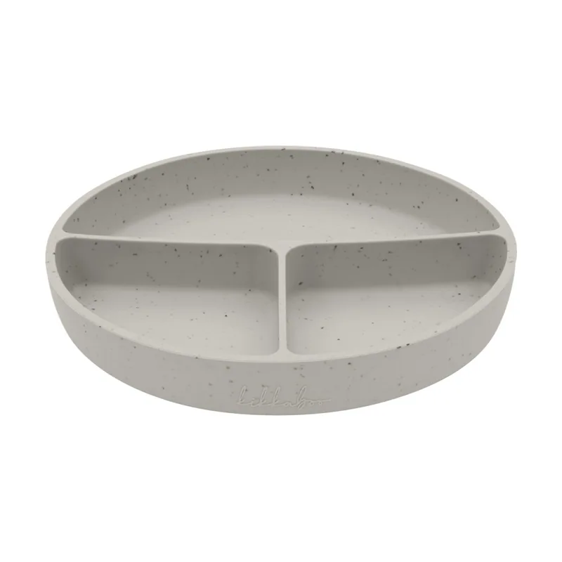 Plato dividido con base de succión Platinum Silicone