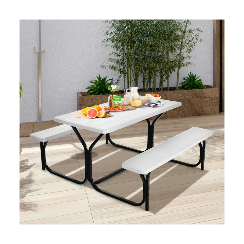 Set de Mesa y Banco de Picnic Conjunto de Muebles