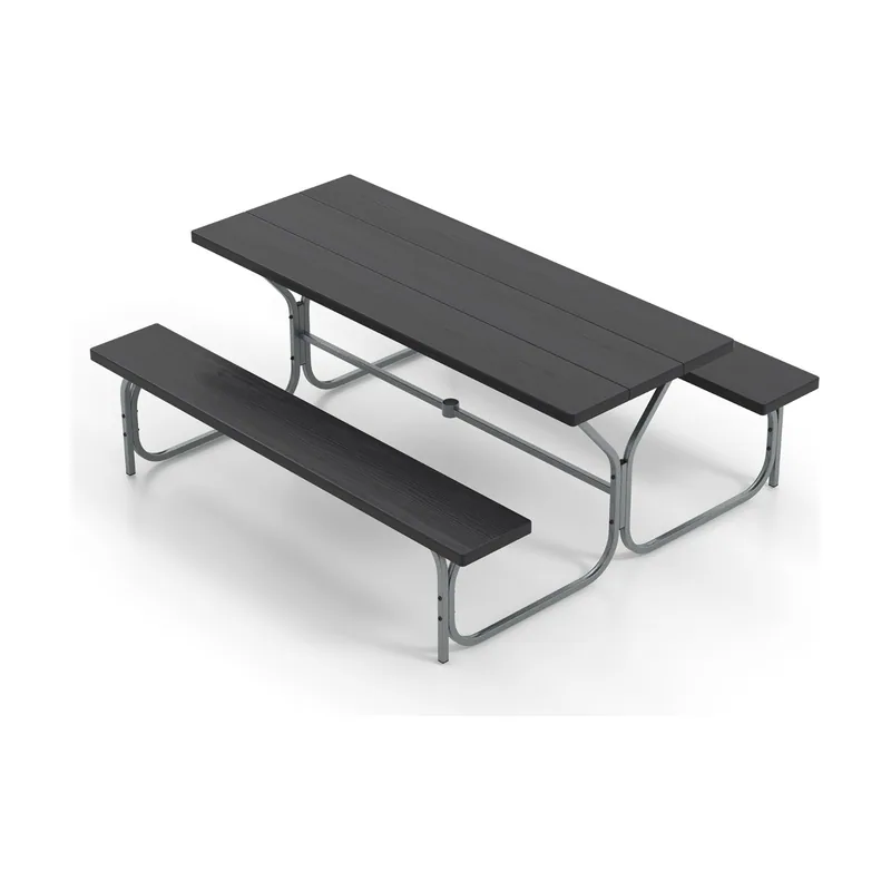 Juego de 2 Bancos de Mesa para 8 Personas