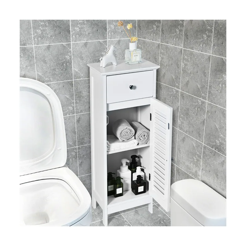 Armario de Almacenamiento de Pie de Baño
