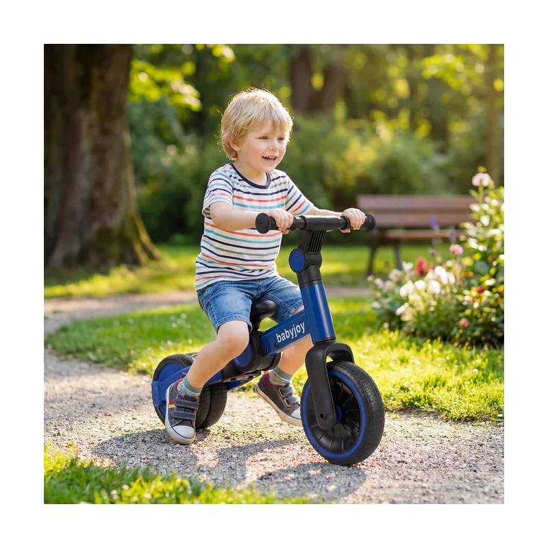 Bici 5 en 1 Infantil Equilibrio Pedales Desmontables Manillar Ruedas Ajustables