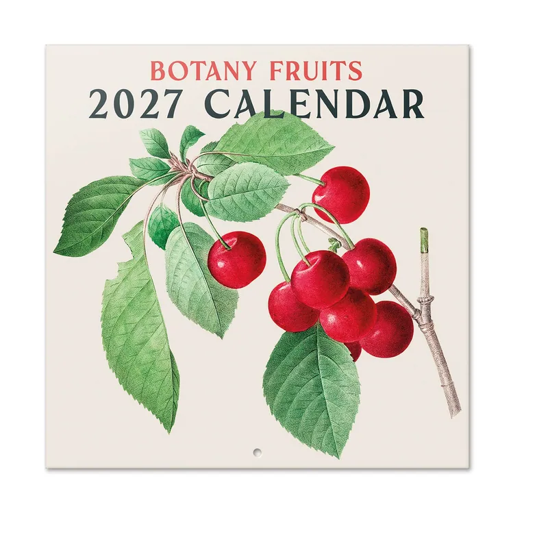 Calendario 2027 Pared Botánica Frutas