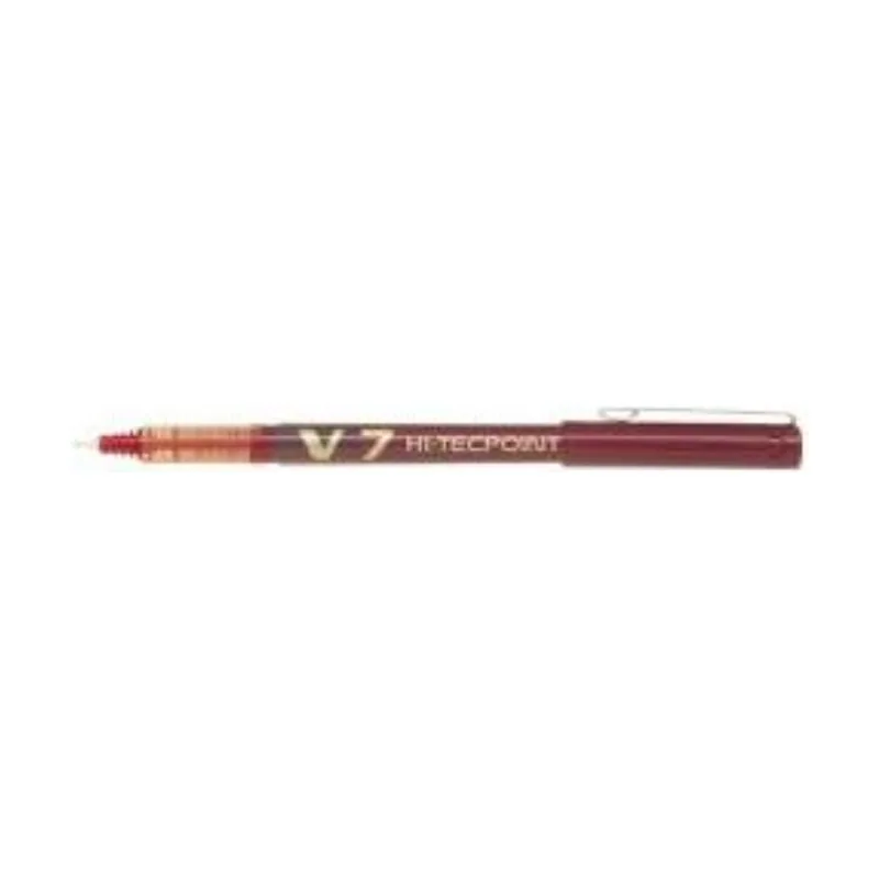 Boligrafo de tinta líquida V7 Hi-Tecpoint Rojo 0,5 mm 12 uds