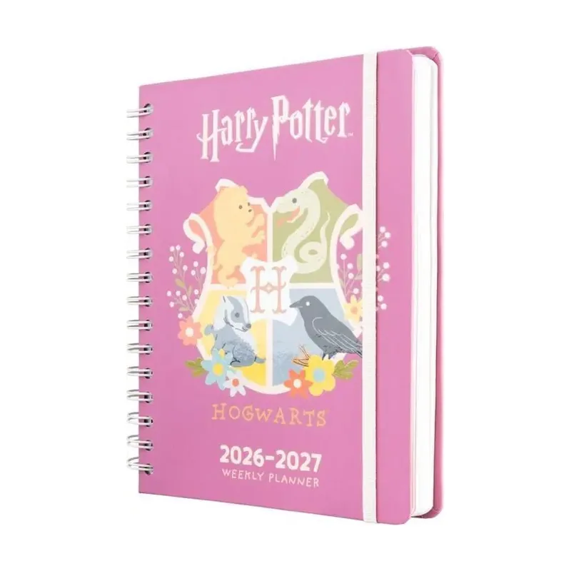 Agenda escolar Harry Potter 2026 2027 Semana Vista