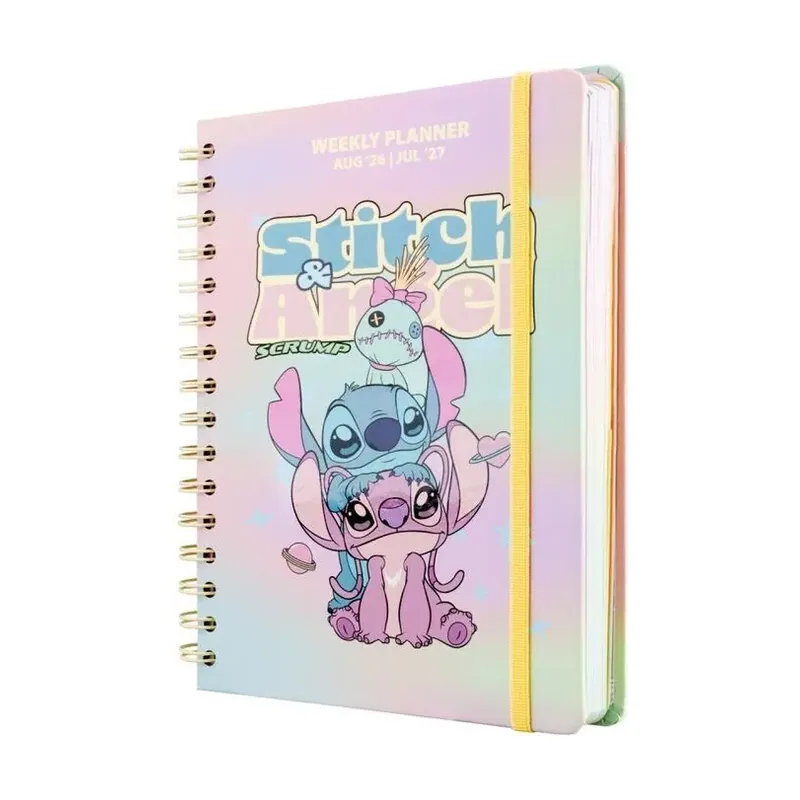 Agenda escolar 2026 2027 Stitch Semana Vista