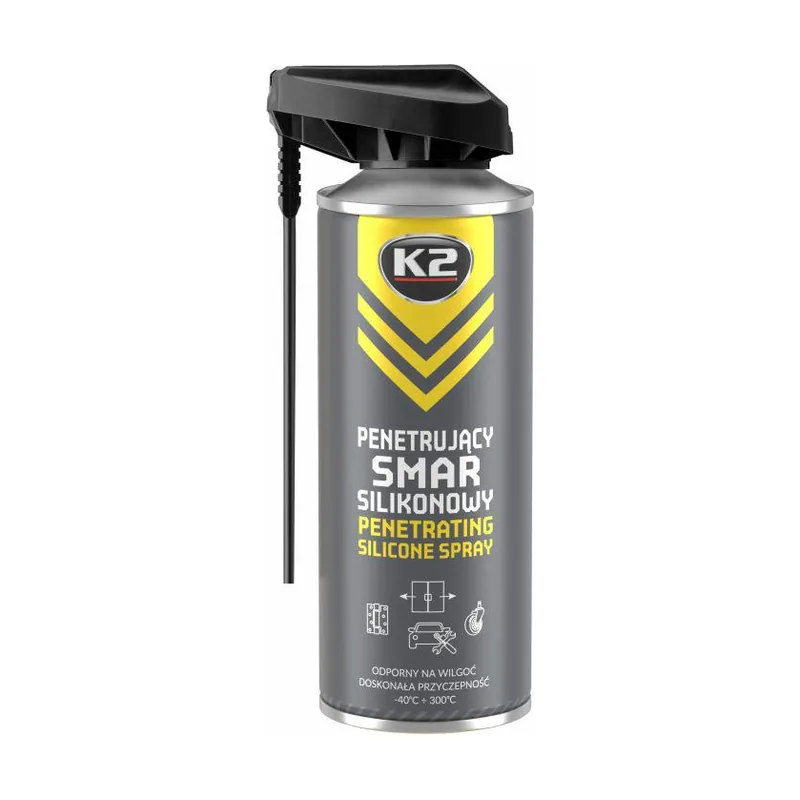 K2 Lubricante de Silicona Transparente para Gomas y Plásticos