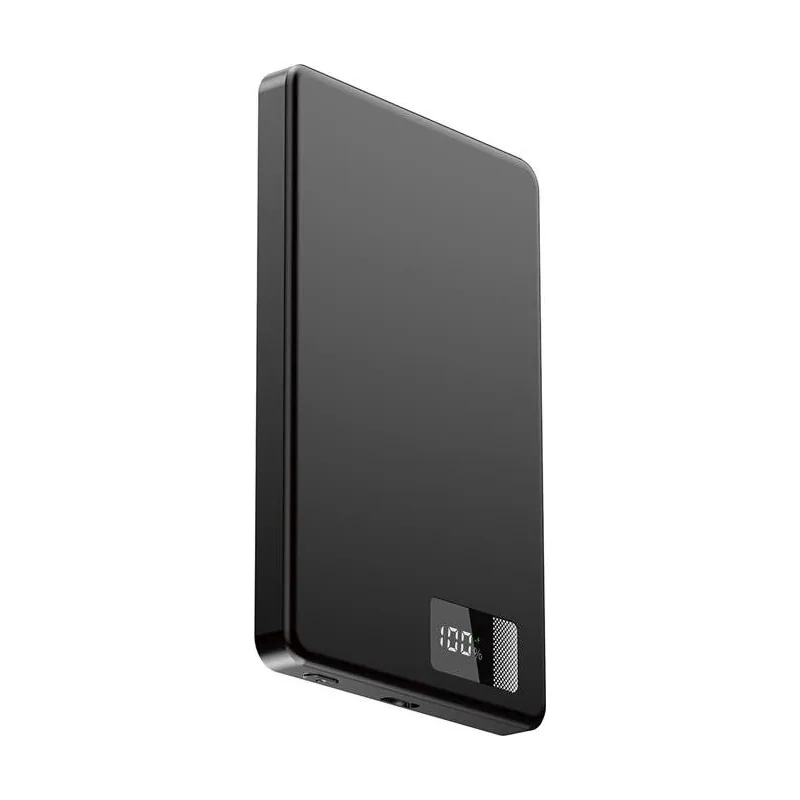 Powerbank magnética lcd wir 15w 5000mah