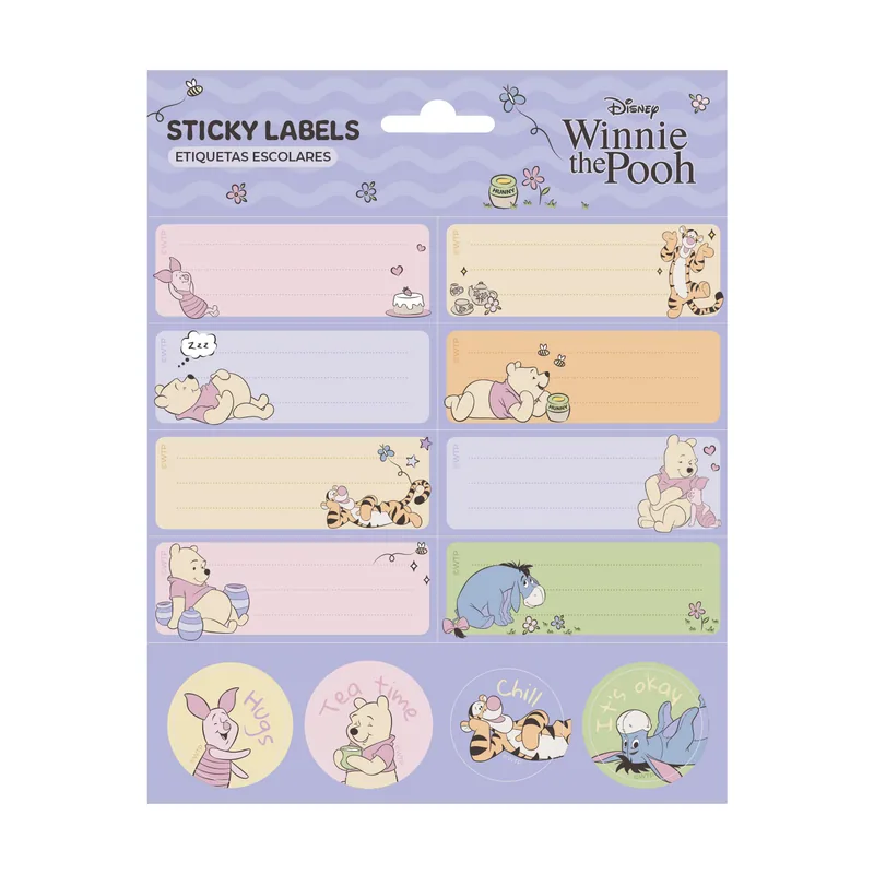 Etiquetas adhesivas winnie the pooh