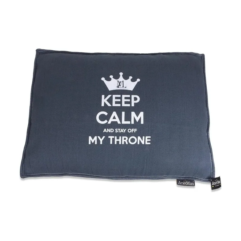 Lex&Max Funda Boxbed Keep Calm Gris 90x65cm