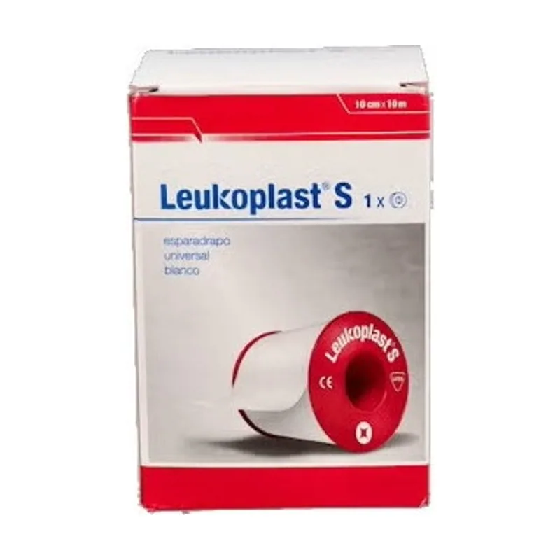 Blanco Esparadrapo De Tejido Poroso 10cm x 10m caja