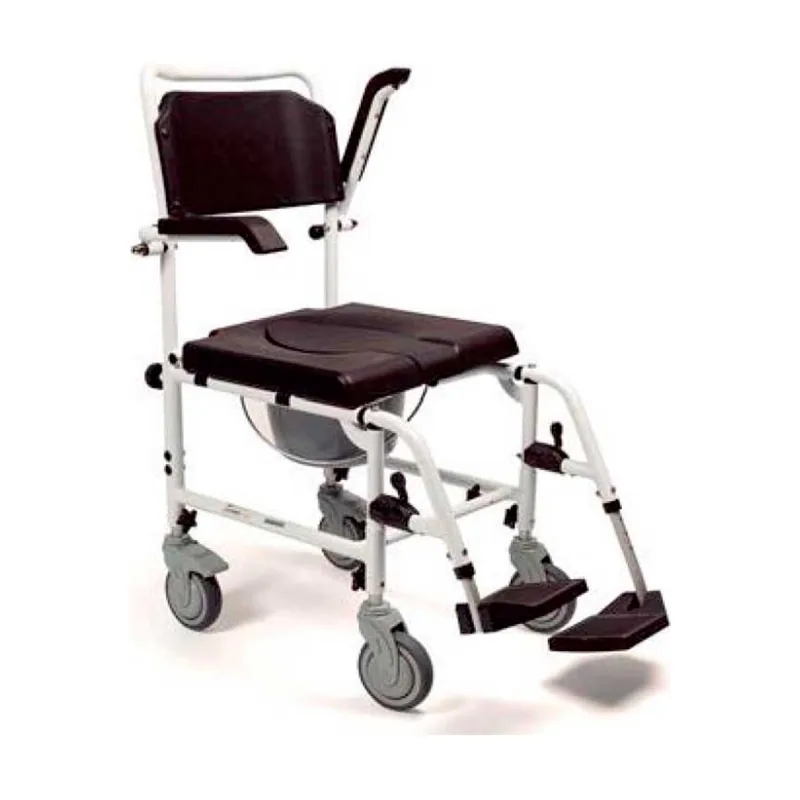 Silla Ducha Wc Reposabrazos Abatibles Aluminio