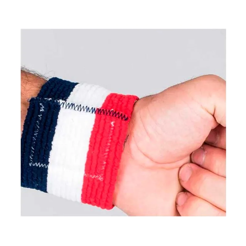 Muñequera Velcro Azu-Blan-Roj T.L