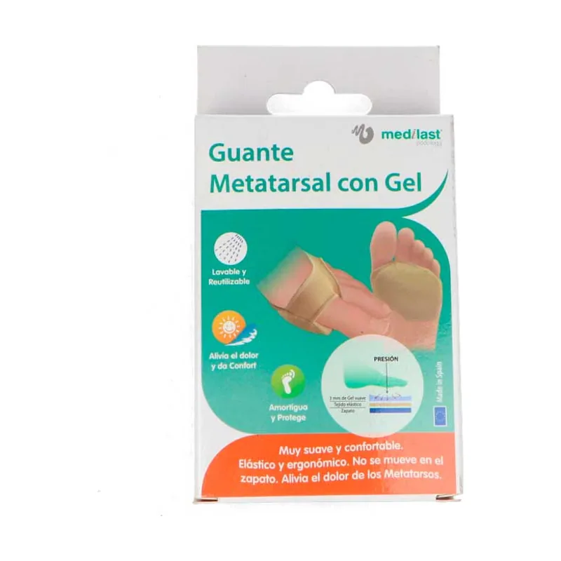 Guante Metatarsal Con Gel Talla L