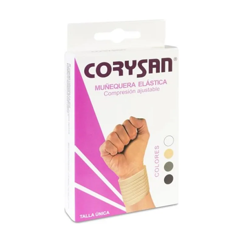 Muñequera Velcro Beig
