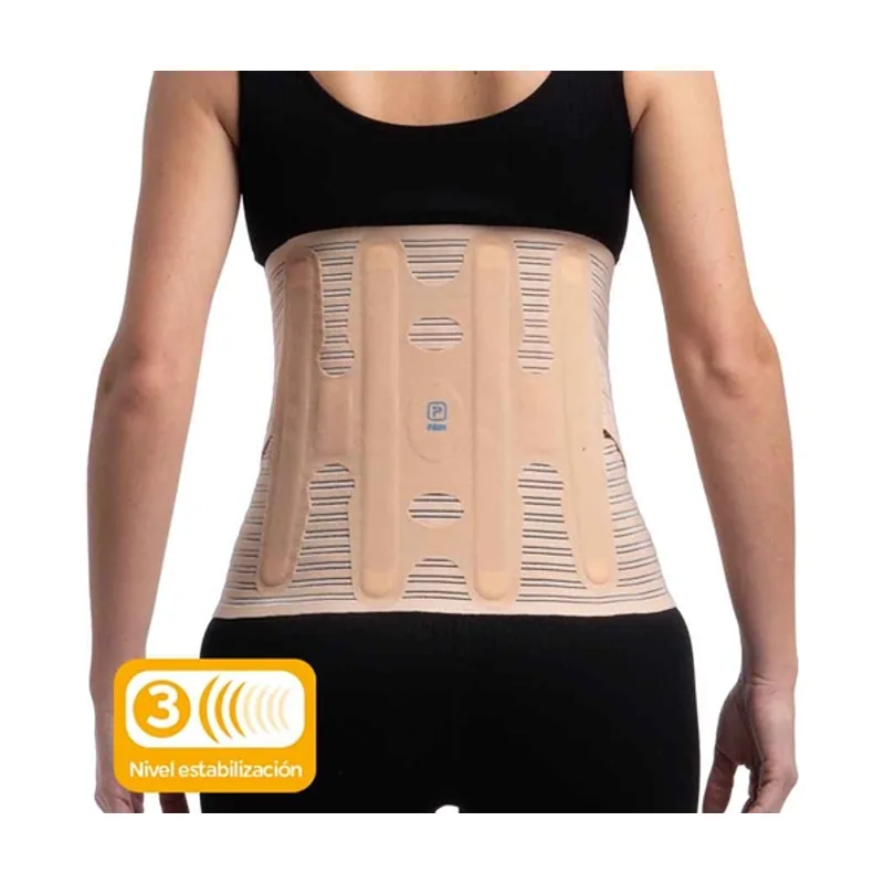 Primspine Faja Lumbosacra Semirrigida Alta Doble Banda Beige Xxxl