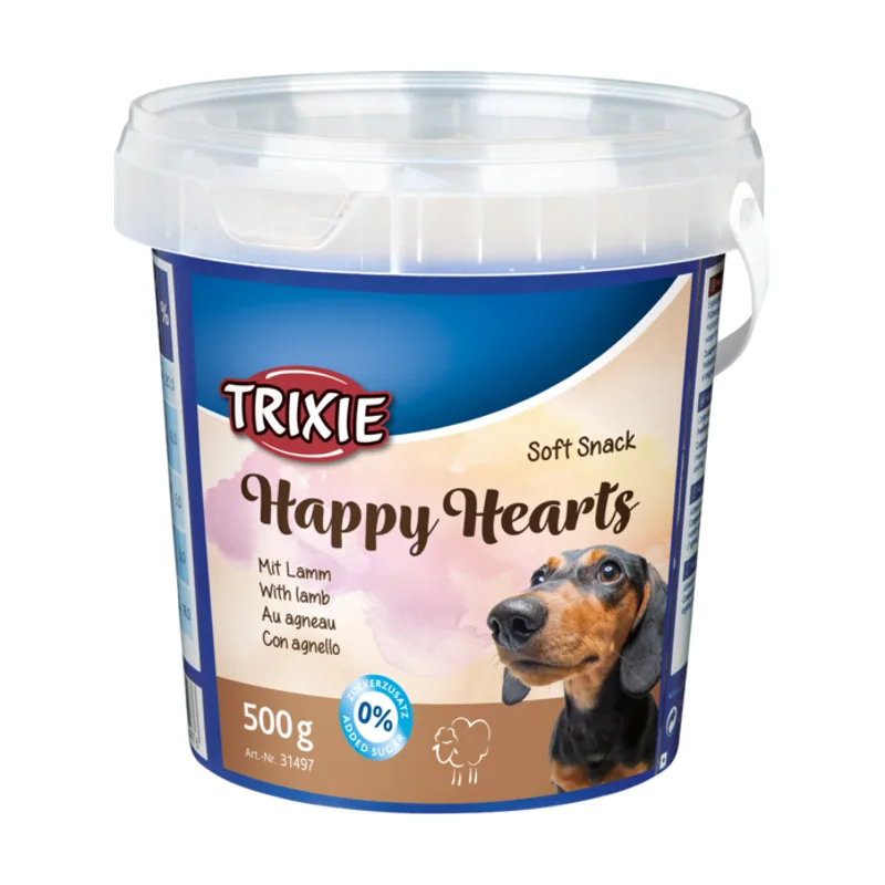 Snacks Happy Hearts de Cordero y Arroz 500 GR