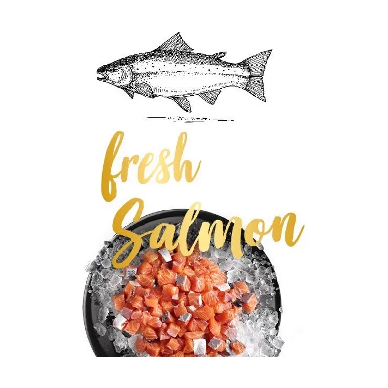 Pienso de Salmón y Ave Fresca Fresh Meat Sin Cereales para Gato 1,5 kg
