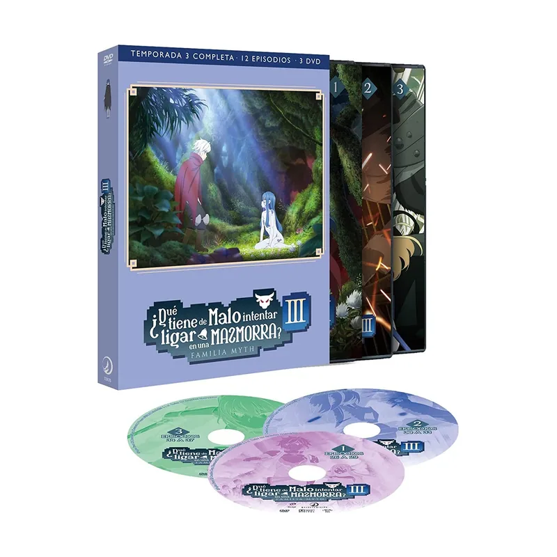 Danmachi ¿Que tiene de malo intentar ligar en una mazmorra? Temporada 3 Edición DVD