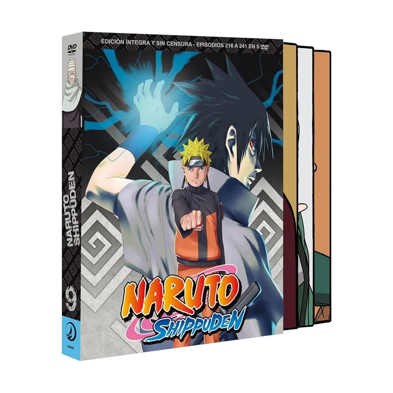 Naruto Shippuden Box 9 Episodios 216 a 241 Edición DVD