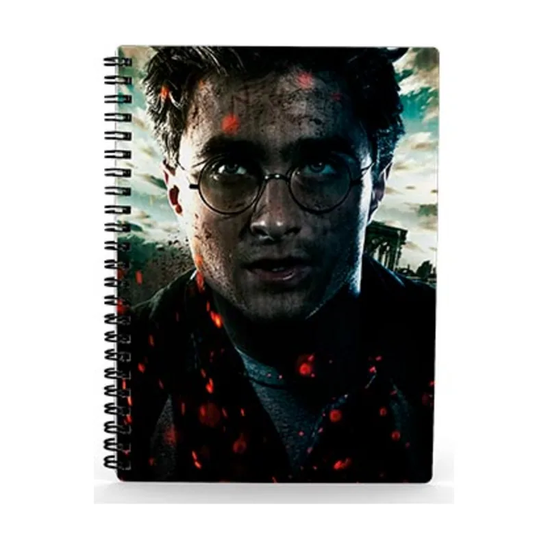 Libreta Efecto 3D Cara Harry Potter