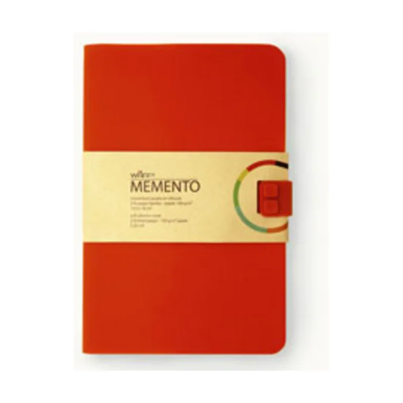 Libreta Memento L Naranja Fuego/Burnt