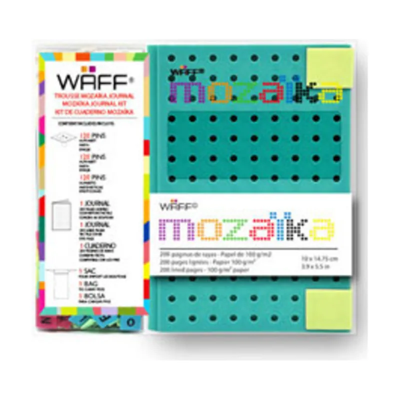 Combo Mozaika M Verde Turquesa/Teal 120 Letras Pin