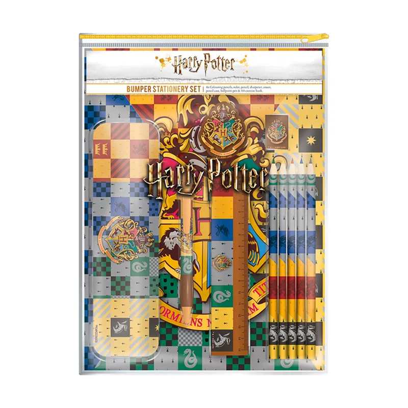 Harry Potter Set De Papelería En Bolsa