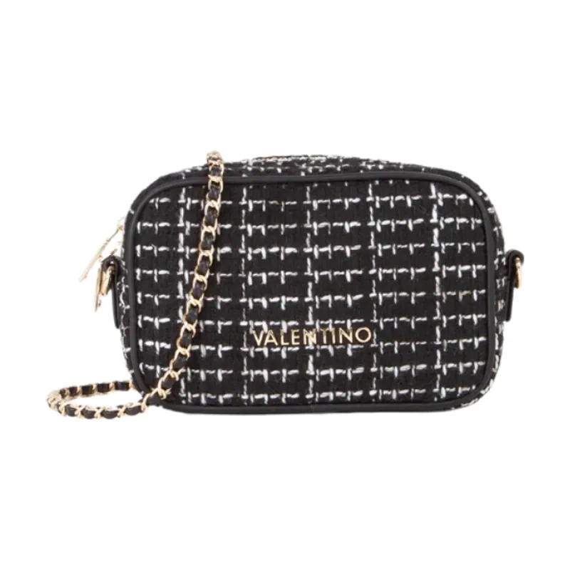 Bolso Bandolera Spalla Tweed Negro