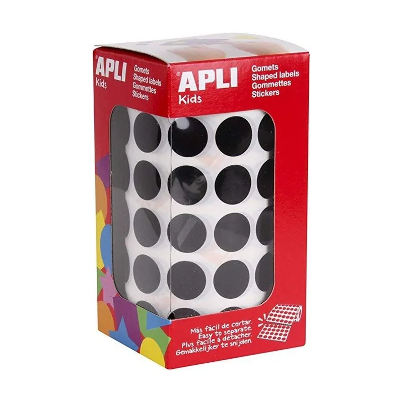 Etiquetas adhesivas en rollo 11487 ø15mm 2832 uds