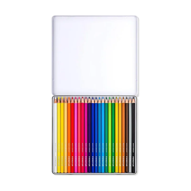 146C M24 Design Journey. Caja metálica con 24 lápices de colores