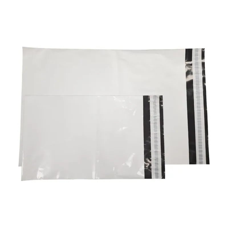 Bolsa courier plastico 70% reciclado sin imprimir 350x450 mm paquete de 100